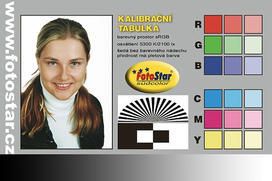 Kalibrační tabulka 2 Kalibrační tabulka 2